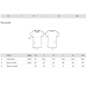 taglie t-shirt